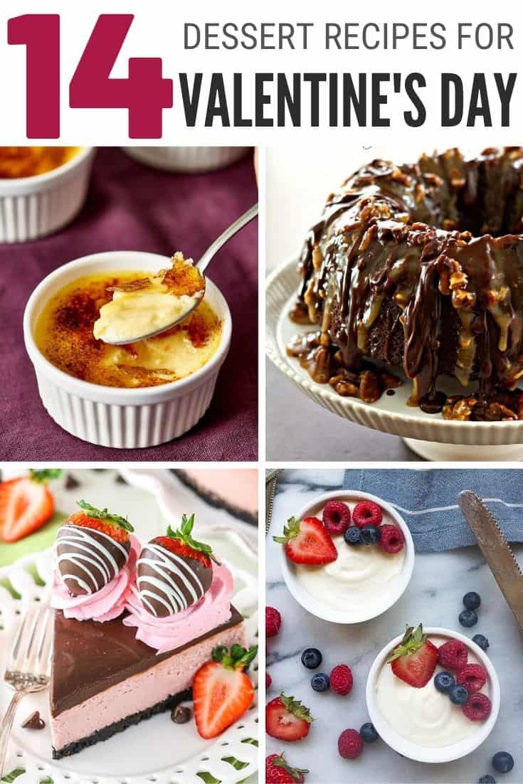 14 Romantic Dessert Recipes for Valentine's Day - The Crafty Blog Stalker