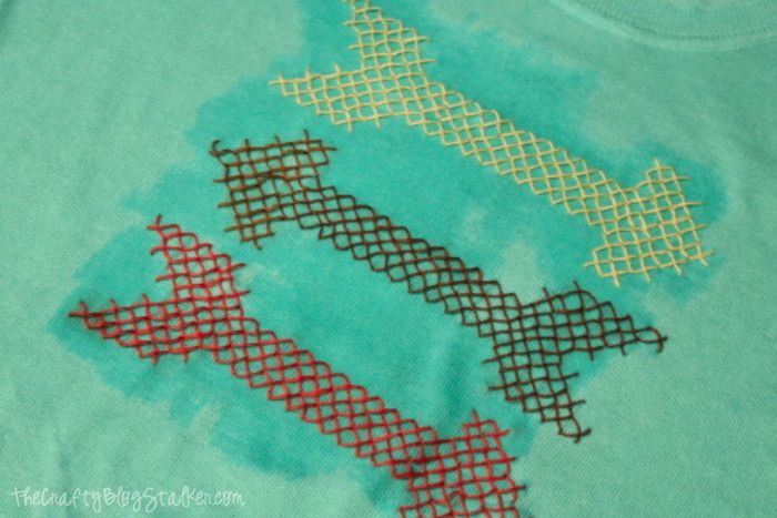 How to Make a Cross Stitch Sweater, a tutorial featured by top US craft blog, The Crafty Blog Stalker.
