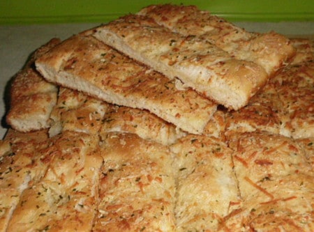 foccacia bread sticks