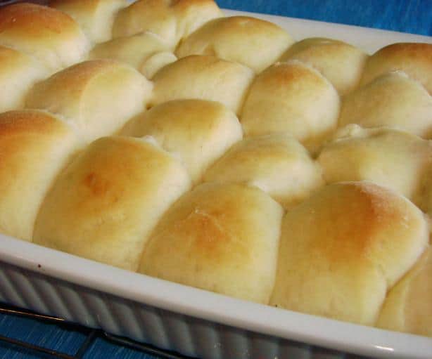 buttery bread machine rolls