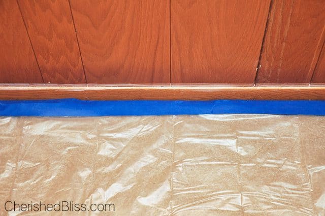 How to Paint Wood Trim: With these tips, you can paint that ugly wood trim white with NO SANDING! 