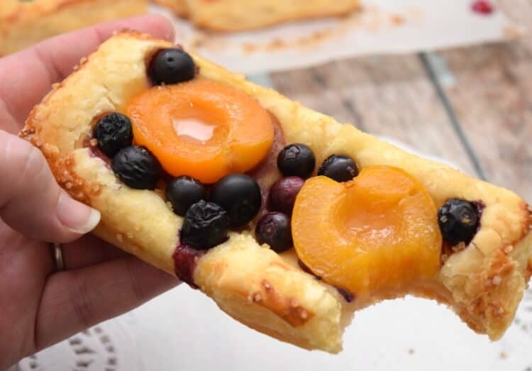 Apricot Blueberry Pastry.