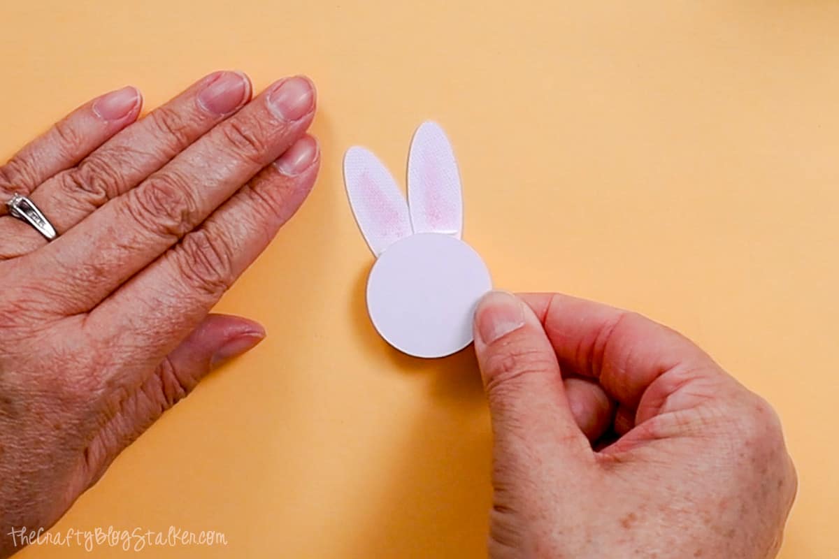 Gluing a circle to the bunny ears.