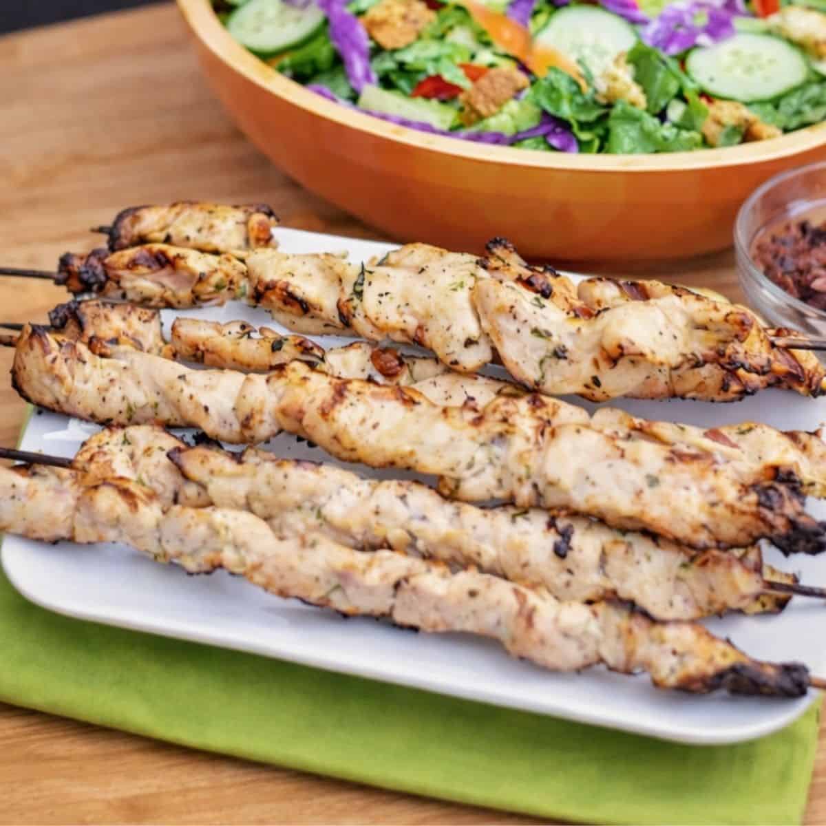Grill Ranch Chicken Skewers