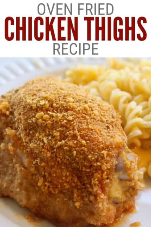 title image for How to Make Oven Fried Chicken Thighs