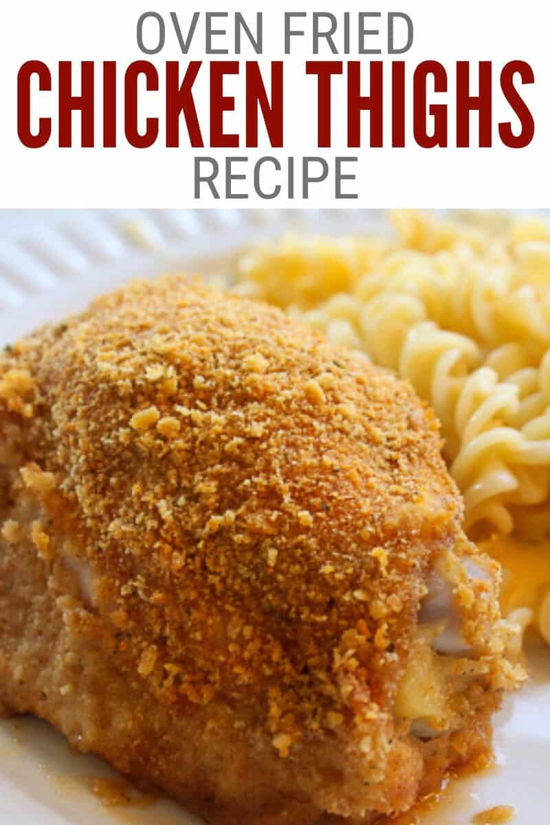 Oven Fried Chicken Thighs | The Crafty Blog Stalker