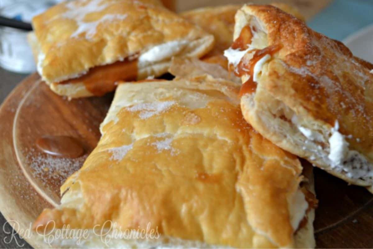 Salted Caramel Puff Pastry.