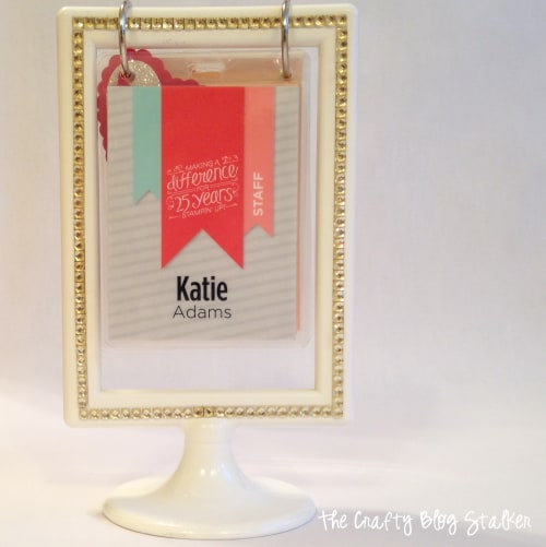 Event Badge Keepsake Frame | Ikea Tolsby Frame | Home Decor | DIY Craft Idea