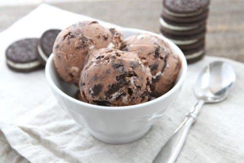 Four Ingredient Chocolate Cookies 'n' Cream Ice Cream