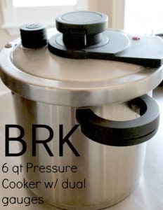 image of a pressure cooker to to make spanish rice