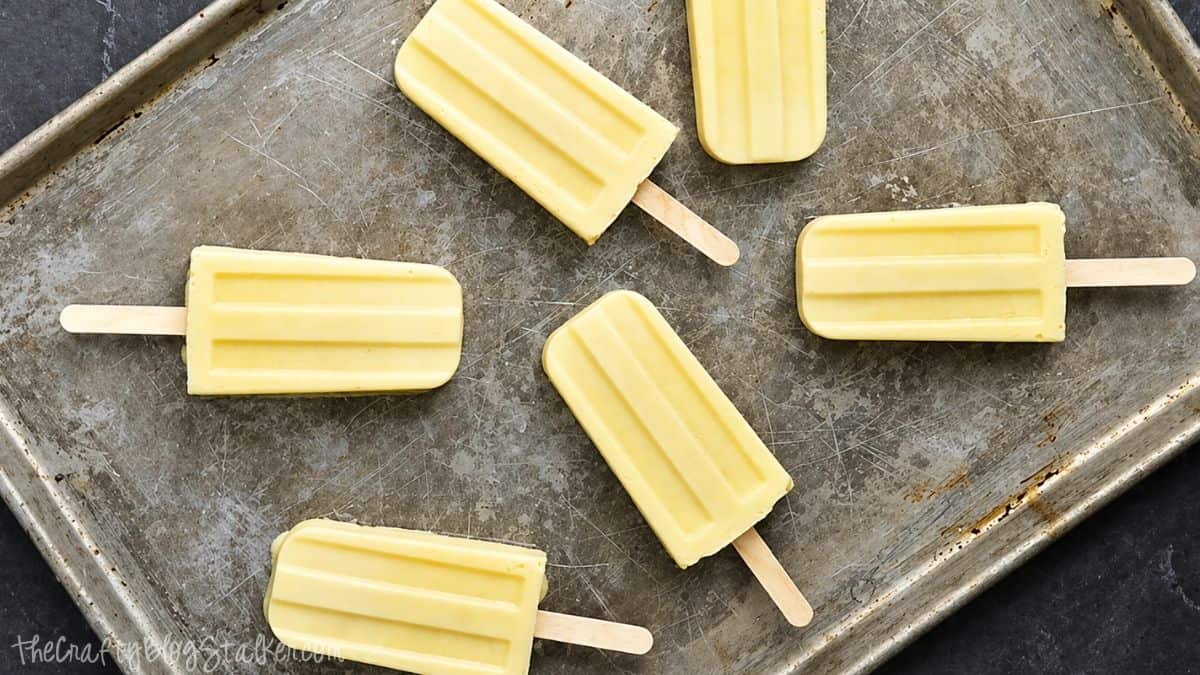 This Hawaiian Cream Popsicle recipe has a delicious combination of tropical fruit that is sure to bring you the taste of paradise. 