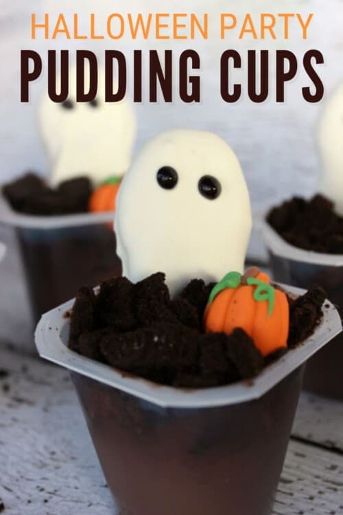 title image for How to Make Halloween Party Pudding Cups 