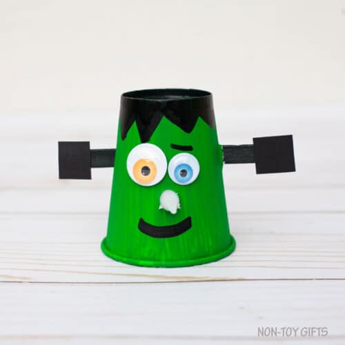 Paper cup Frankenstein