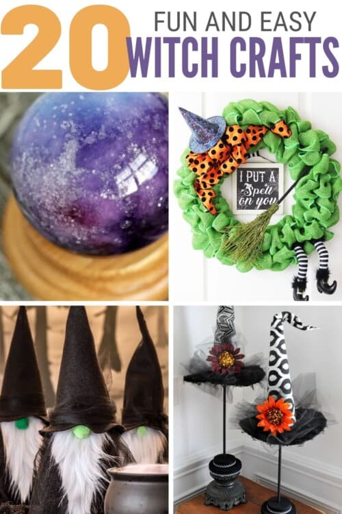 title image for 20 Fun and Easy Witch Crafts For Halloween
