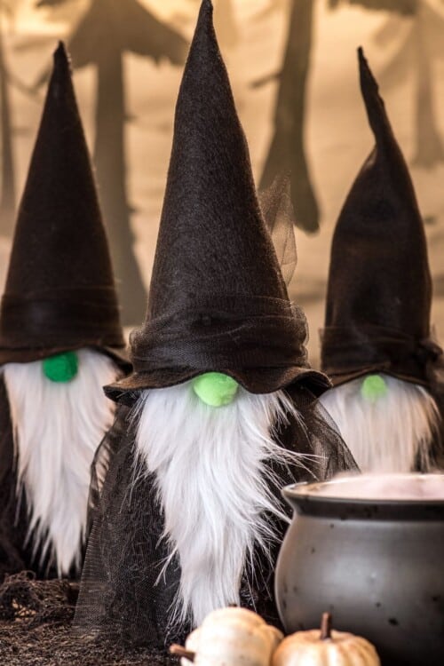 DIY Felt Gnome Witches