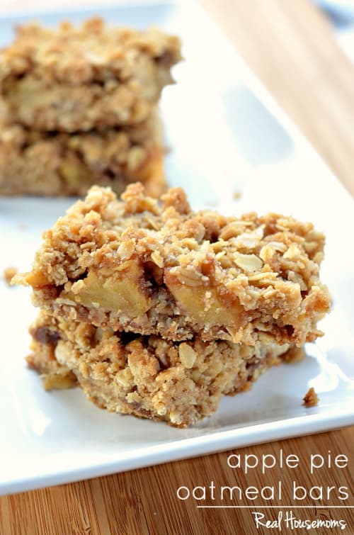 Apple Pie Oatmeal Bars