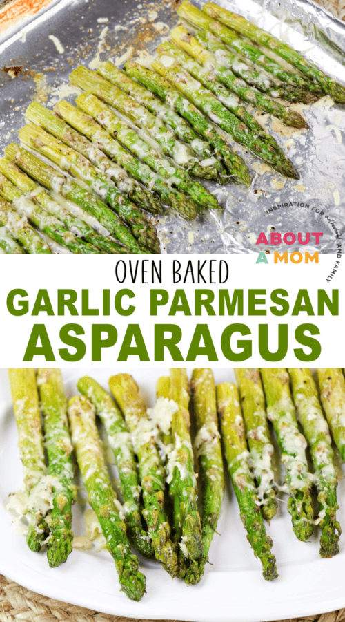 Oven Baked Asparagus with Garlic and Parmesan Recipe