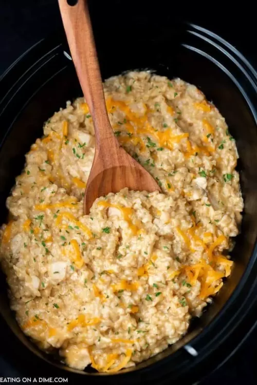 crock pot chicken and rice