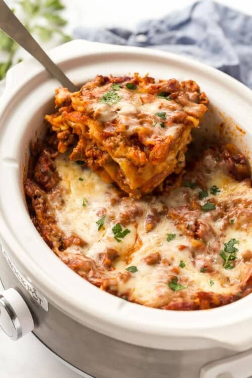 crockpot lasagna 