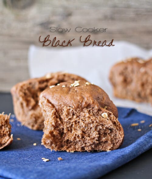 slow cooker black bread