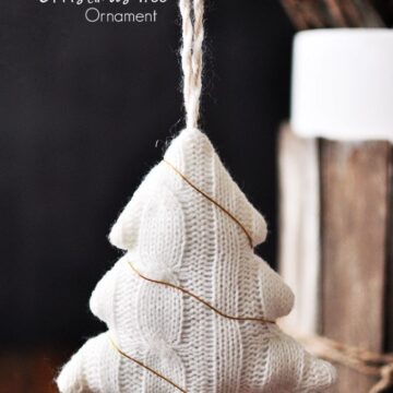 Wire Wrapped Christmas Tree Ornament tutorial via cherishedbliss.com