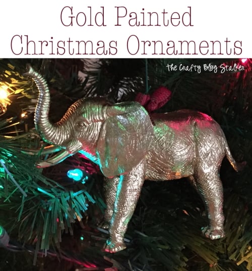 How to Make Gold Animal Ornaments The Crafty Blog Stalker