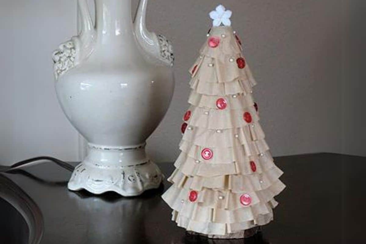 Coffee Filter Christmas Tree.