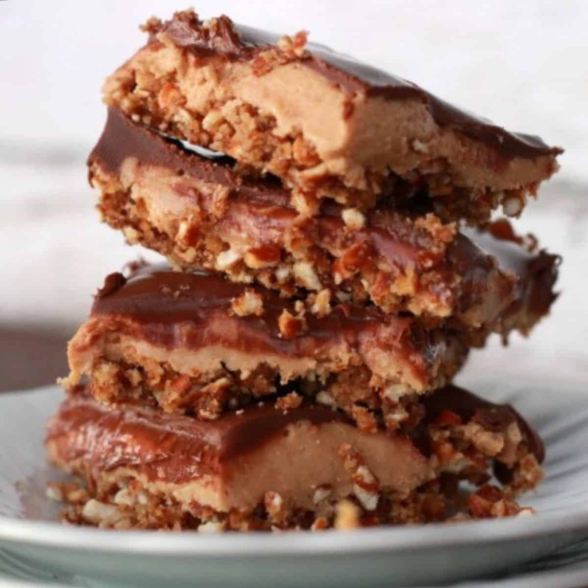 Peanut Butter Chocolate Pretzel Bars.