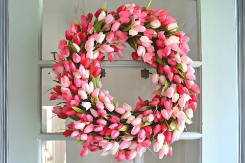 tulip wreath