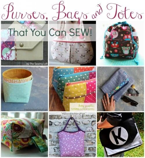 FREE Purses, Bags & Totes Sewing Patterns