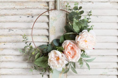 simple hoop wreath