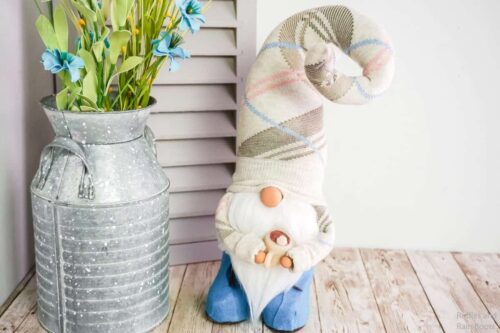 how to make a spring sock gnome