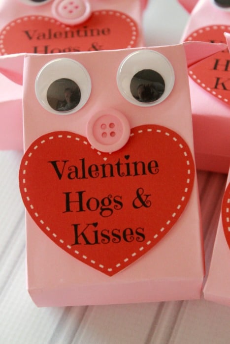 Valentine Hogs and Kisses