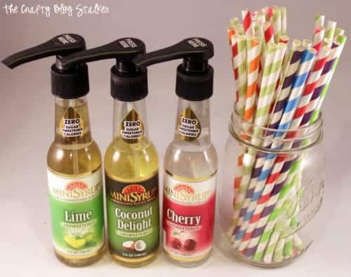 How to Make Mixed Soda Drinks with MiniSyrup, a tutorial featured by top US craft blog, The Crafty Blog Stalker.
