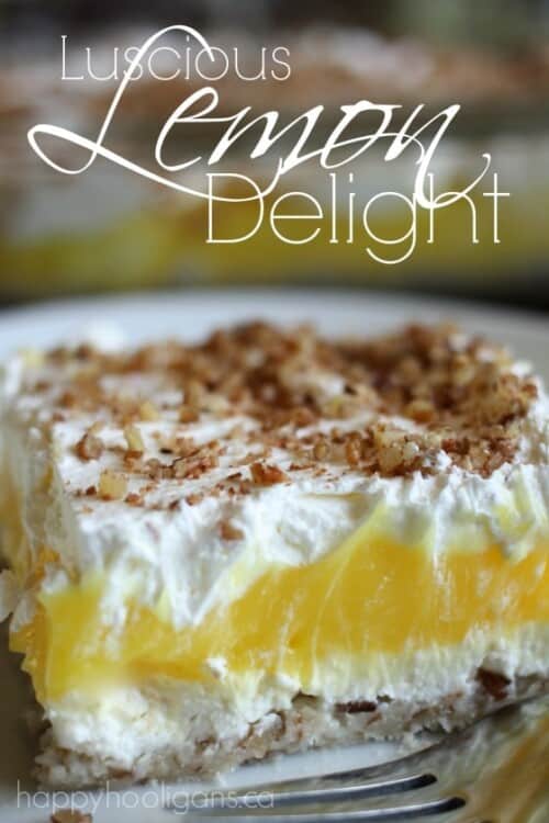 Luscious Lemon Delight Dessert