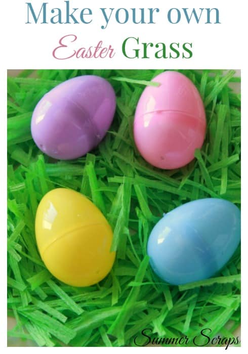 How To Make Tissue Paper Easter Grass
