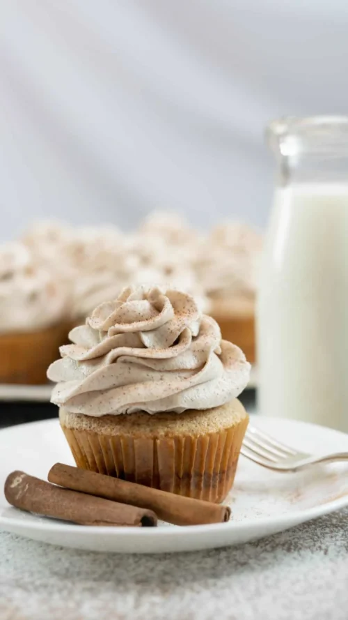 Vanilla Cinnamon Sugar Swirl Cupcakes