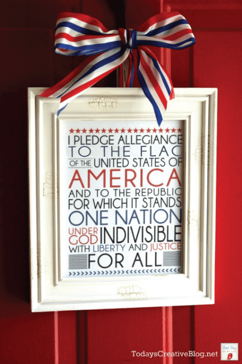 A collection of Red White and Blue Crafting Ideas that are perfect for Independence Day, Veteran's Day, Memorial Day or any patriotic celebration.