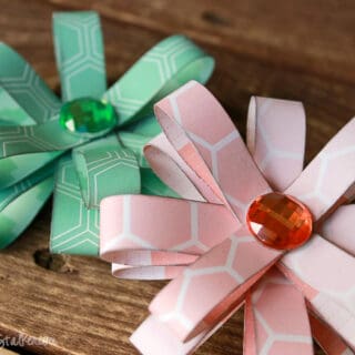 boucles de papier fleurs faciles 2