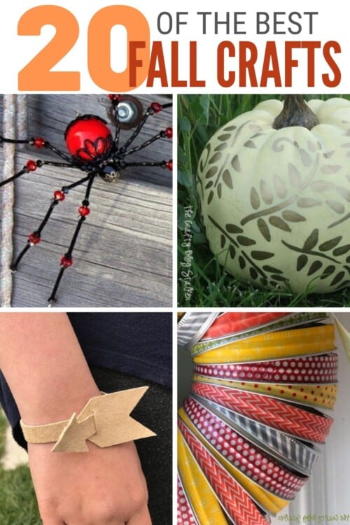 title image for 20 of the Best Fall Craft Ideas from The Crafty Blog Stalker