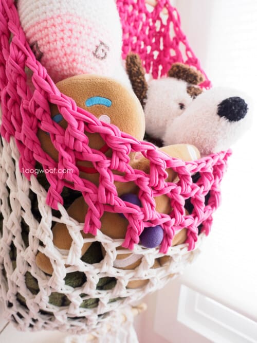 TShirt Yarn Hanging Basket