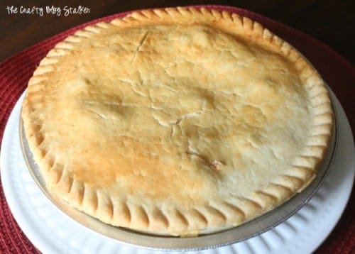 a family size chicken pot pie
