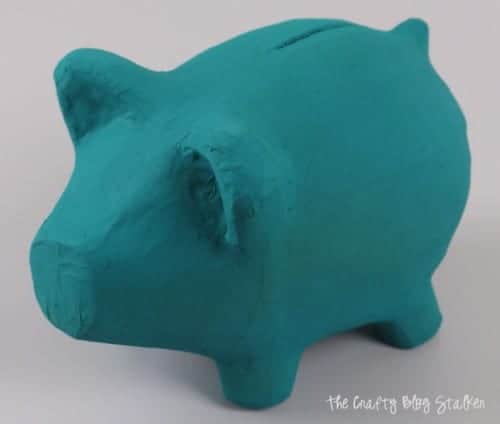 solid painted piggy bank