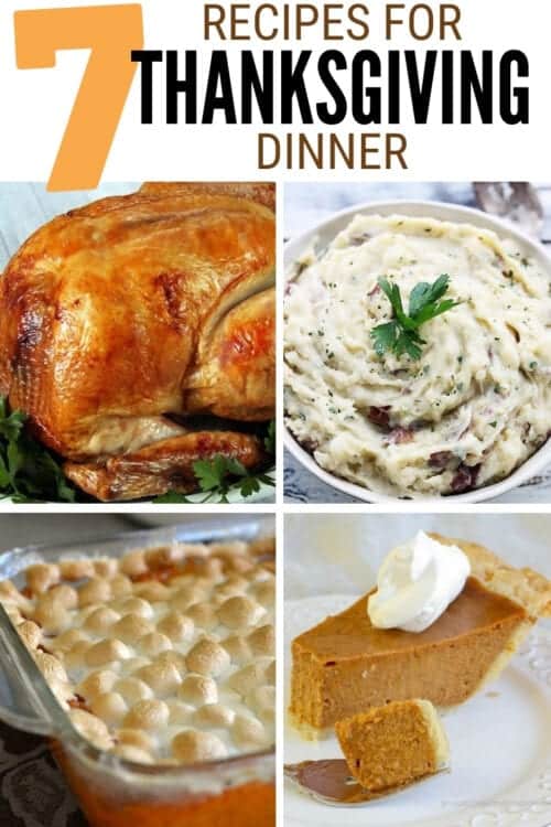 title image for 7 Recipes for a Thanksgiving Dinner