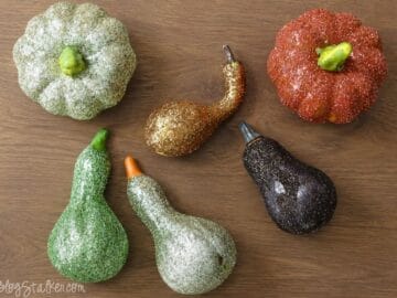 Glitter Pumpkins