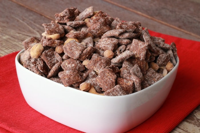 Devil Chocolate Chex Mix Treat