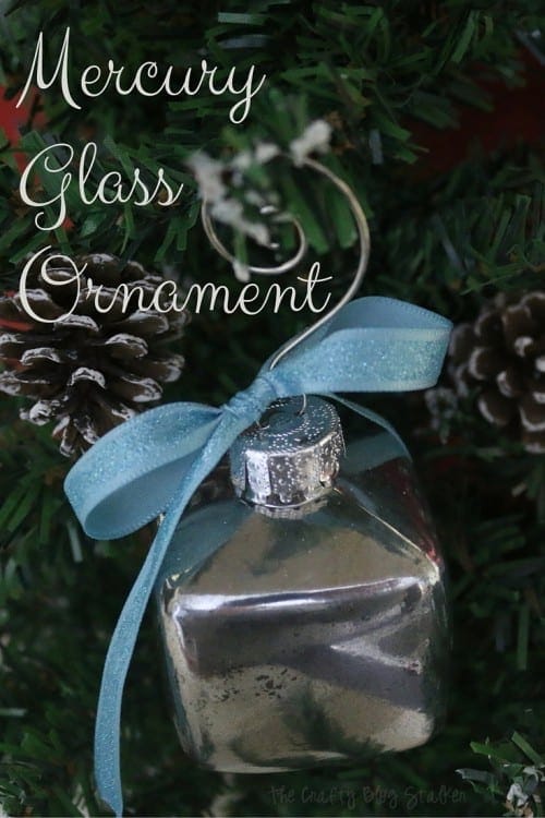 Ornament Glass Bottle Make Beautiful follow this tutorial to make a vintage mercury glass ornament a beautiful keepsake ornament for