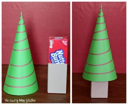 How to Make Christmas Tree Wrapped Cookies, a tutorial featured by top US craft blog, The Crafty Blog Stalker.