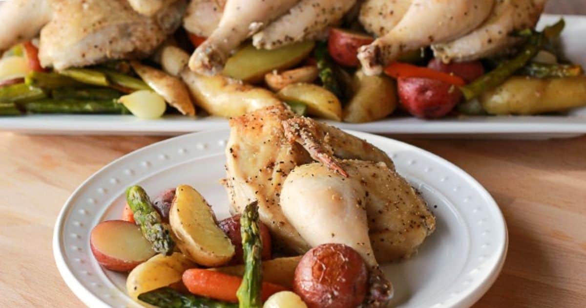 roasted cornish hens with vegetables 10