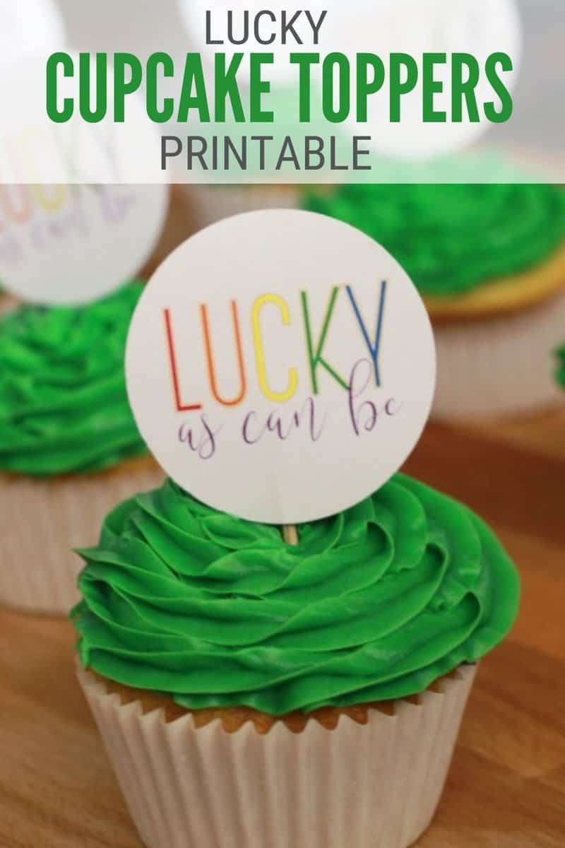 title image for How to Amp Up Your Cupcakes with Lucky Cupcake Toppers (A Quick and Easy Tutorial)